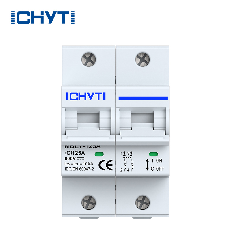 غير قطبية 125A تيار مستمر MCB